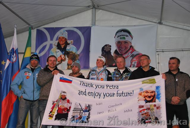 027 Gianluca Marcolini, Ivan Hudac, Miha Plahutnik, Petra Majdic, Robert Slabanja, Mitja Praznik